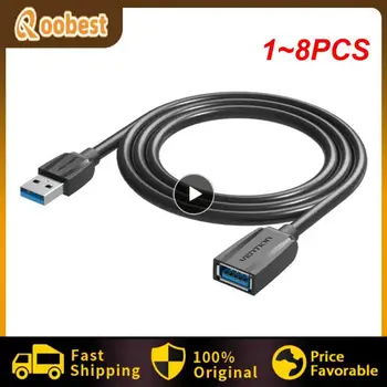 1-8 бр. Нов 16Pin OBD2 към USB порт, кабел-адаптер за зарядно устройство, инструмент за диагностика, авто аксесоари