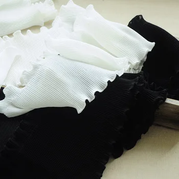 1 метър Шифоновой Плисирана завързана панделка с волани за шиене на дрехи със собствените си ръце и тъкани, ръчно изработени от Материал с ширина 15 см