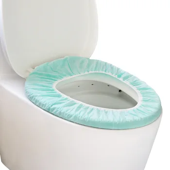 10 бр./лот Еднократна калъф за седалката на тоалетната чиния от нетъкан материал, 100% Водоустойчив Мат за безопасността на пътуване/къмпинг Аксесоари за баня