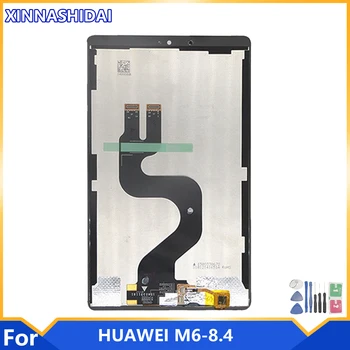 100% Тестван За Huawei MediaPad M6 Turbo 8.4 VRD-AL10 VRD-W10 LCD Сензорен дисплей и Цифров Преобразувател В събирането На Huawei M6 8.4