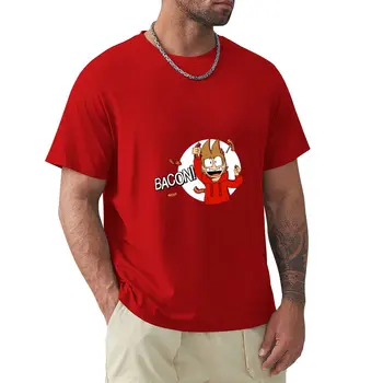 Eddsworld - тениска Legacy Tord Bacon (фиксиран размер), сладък дрехи, мъжки t-shirt, забавни тениски с графичен дизайн