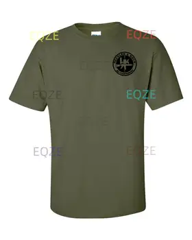 Heckler Koch Безкомпромисен черна тениска с логото на гърдите 2nd Amendment Pro Gun Rifle