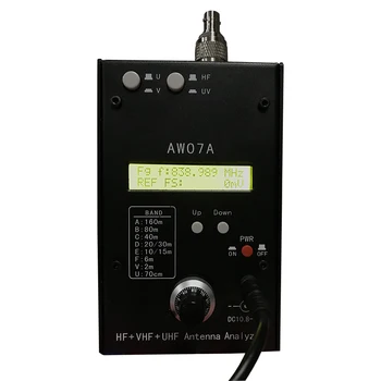 HF/VHF/UHF AW07A 1,5-490 MHZ, 160 М RF + UV спектрални Анализатори Импеданс КСВ Антена Анализатор КСВ Антена М Тестер за шунка радио