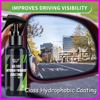 Hgkj-s2 вода-репелент Спрей, покритие от дъжд на азотен церия За стъкло, Комплект за полиране на автомобилни Фарове, Автомобилен Шампоан
