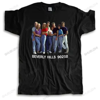 homme луксозен памучен градинска тениска с къс ръкав BEVERLY HILLS 90210, нова ежедневни тениска с Високо качество за мъже, летен подарък