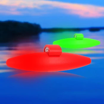 Led семизвездочный риболов на плувка, высокочувствительные електронни семизвездочные плувки, зелен / червен светлинен плувка за риболов на сладководна