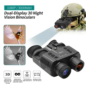 NV8000 3D Очила за нощно виждане Бинокъла Бинокли за нощно виждане Ловни стоки, стоки за каска
