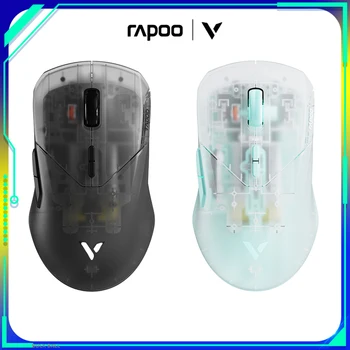 Rapoo Vt9 Air Lite Mouse Двухрежимная Безжична Мишка с 2.4 g Лека Ергономична Мишка Paw3395 За Киберспортивных Геймъри, Аксесоар За Компютърен Подарък
