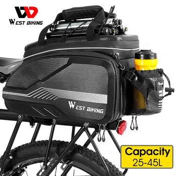 WEST BIKING Качествена велосипедна чанта на ЕВА Hard Shell, водонепроницаемое седалка за пътищата велосипед МТВ, Голям капацитет, Колоездене, кошница за пътуване.