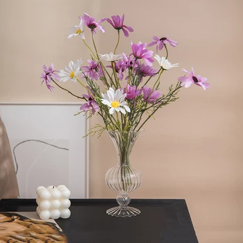 Ваза за цветя За сватбен декор Централна Стъклена ваза Съвременни настолни декорация на Цветя в Стъклена ваза
