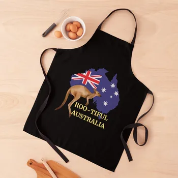Весела Австралия - честване на австралийския икона, Престилка, Забавна готварска момиче, фризьорски аксесоари, Коледни Престилка