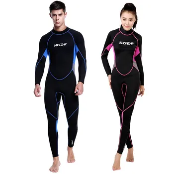 Водолазния неопрен 3 мм, подходящ за мъже, жени неопрен плуване, сърф бански костюми оборудване, гащеризон за цялото тяло водолазный костюм