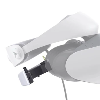 Външен усилвател шлем Акумулаторна батерия с капацитет 300 mah Мини говорител Заменя оригиналните слушалки на автономна работа на 4 часа, за да PS VR2