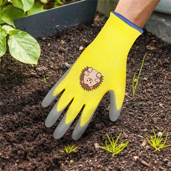 Детски Градински Ръкавици За засаждане в градината Зеленчуци, плевене на цветята, ръкавици за копаене на дома, ръкавици за охрана на труда в градината