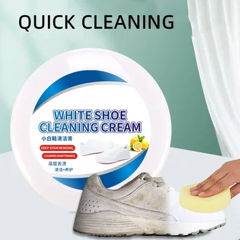 Крем За почистване на бели обувки Домакински Спортни Обувки Средство за почистване на обувки парусиновой