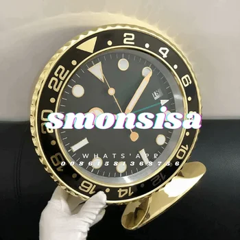Луксозни метални настолни часовници във формата На часа много Съвременни със светещи Художествени функции часовник с модерен дизайн