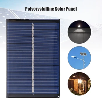 Направи си сам 0,6 W 5 120 ma слънчев елемент Поликристален модул на слънчеви панели, Зарядно Устройство