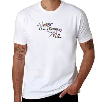 Нова копие тениски Влюбените The Dreamers and Me, черна тениска за момчета, риза с домашен любимец принтом, дрехи от аниме, прости бели тениски за мъже