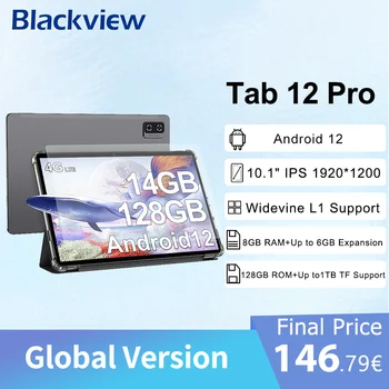 НОВИЯТ таблет Blackview Tab 12 Pro на Android 12 10,1 
