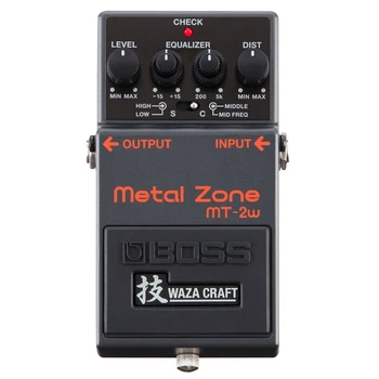 Педал Boss MT-2W Metal Zone Premium Waza Занаятите с напълно аналогова аудиосхемой за чист звук