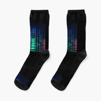 Печатна платка на компютъра RGB led Чорапи хип-хоп нескользящие футболни чорапи за момчета Детски чорапи Дамски
