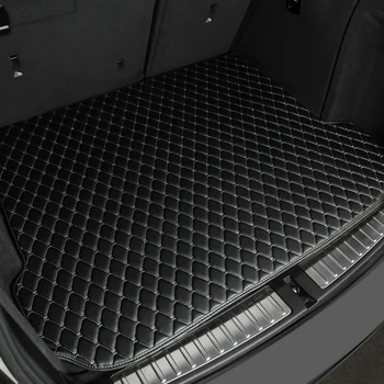 Подложка за багажник на кола от изкуствена кожа индивидуално за Volkswagen VW Tiguan Passat Variant Phideon Multivan 6-Местни Автомобилни Аксесоари