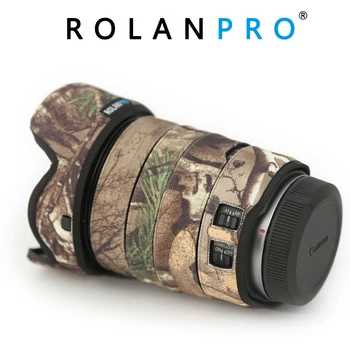 Покритие на обектива ROLANPRO Камуфляжный Дъждобран за Canon RF 24-105 мм f4L IS USM Защитен Ръкав на Обектива SLR Защитен Калъф За обектив