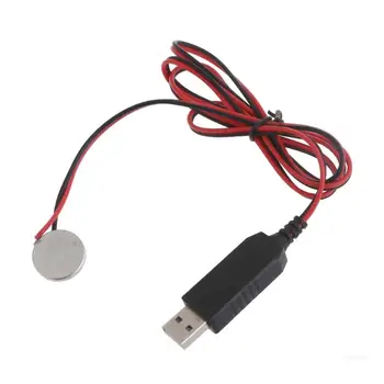 Преносим Фалшив кабел за Захранване от USB до 3 CR2032 Вместо 1x CR2032 за Дропшиппинга Часа