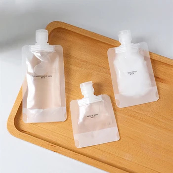 Пътна чанта Козметичен Лосион, душ Гел, Шампоан Пътна преносима еднократна Малка бутилка във формата На чанта за лесно съхранение