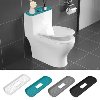 Силиконов тава-органайзер за съхранение на тоалетни, Силикон тава за съхранение в банята, Кухненски подложка за сушене на сапун, на притежателя на гъби