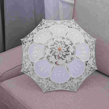 Създава украсата на стаите в Класически чадър за младоженци в стил гоблинкор Дървени хартиени чадъри