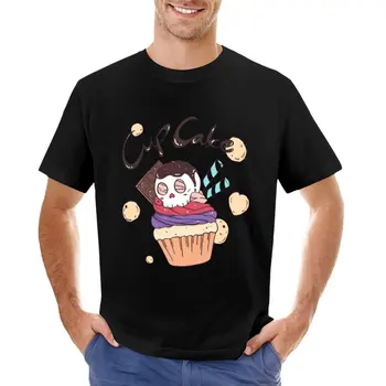 Тениска Skull Cupcake, тениски оверсайз, спортни ризи за мъже