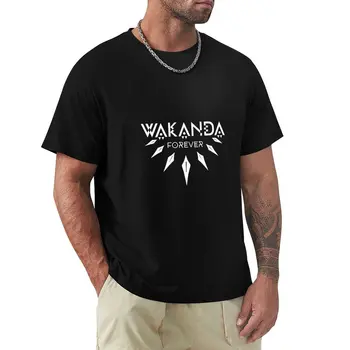 Тениска Wakanda Forever, обикновена тениска с аниме за мъже в тежка категория