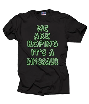 Тениска за бременни за татко, ние се надяваме, че това е подарък за бъдещето татко под формата на тениски с динозавром
