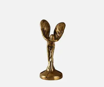 Трофейный украшение от чиста мед, мини-статуетка от античен бронз, десктоп украса