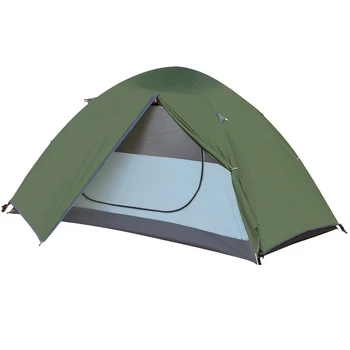 Туристическа палатка за сън за един човек, двупластова, водоустойчив, сверхлегкая, палатки за къмпинг, алуминиев стълб, обновен