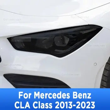 Цвят на Автомобилни Фарове Против Надраскване Защитно Фолио TPU Етикети За Mercedes Benz CLA Class C117 X117 W117 C118 X118 CLA45 AMG 2023