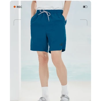Висококачествени мъжки плажни шорти, лятна тенденция къси панталони, модерни панталони-карго контрастен цвят, 6 цвята