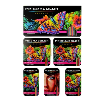 Истински Цветен Молив Prismacolor 24/36/48/72/150 Премиум-Клас, Набор от Професионални Раскрашивающих Моливи Colors Artist Терапия За Деца и възрастни