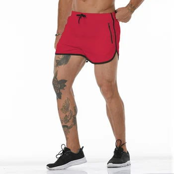 Мъжки спортни плажни шорти Летни Ежедневни панталони Homme за фитнес Шорти за бягане Летни бързо съхнещи шорти за бягане във фитнеса Crossfit 3XL