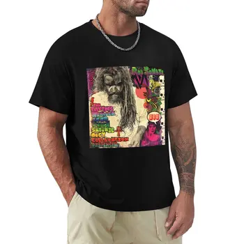 Тениска Rob Zombie the electric warlock, киселите вещица, Честване на сатанински оргии, аниме-Блуза, мъжки Ризи